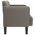 vidaXL Zweisitzer-Sofa Hellgrau 109 cm Cordstoff
