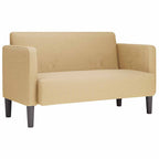 vidaXL Zweisitzer-Sofa Graugrün 109 cm Cordstoff