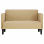 vidaXL Zweisitzer-Sofa Graugrün 109 cm Cordstoff