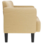 vidaXL Zweisitzer-Sofa Graugrün 109 cm Cordstoff