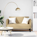 vidaXL Zweisitzer-Sofa Graugrün 109 cm Cordstoff