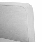 vidaXL Sessel mit Armlehnen Wolkengrau 53 cm Stoff