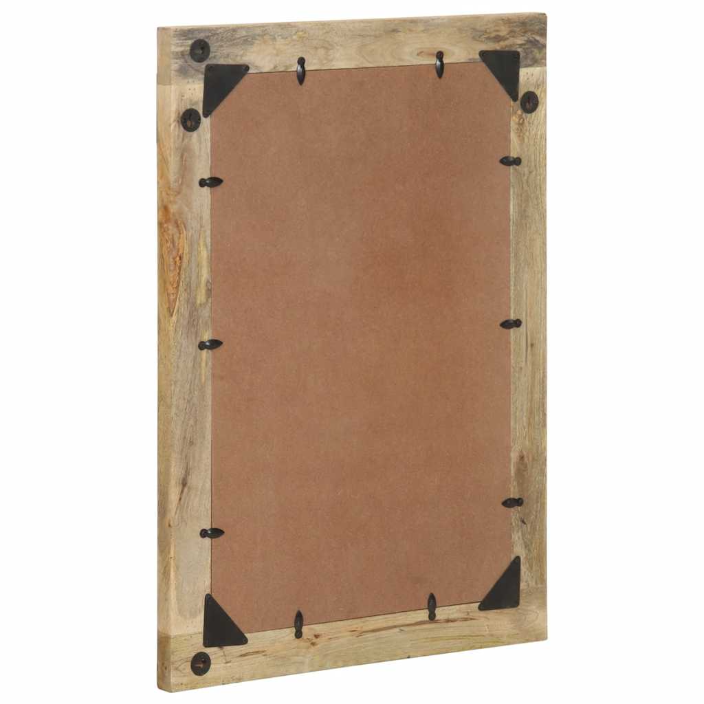vidaXL Badspiegel 50x70 cm Massivholz Mango und Glas