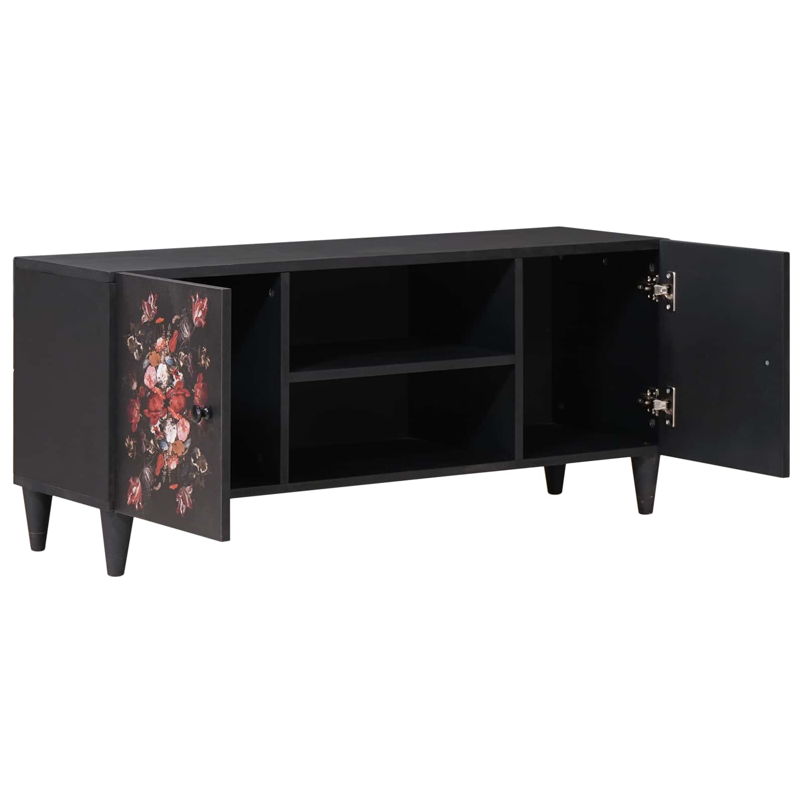 vidaXL Stauraumschränke Mehrfarbig 105 x 33,5 x 46 cm Massivholz Mango