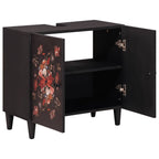 vidaXL Waschbeckenunterschrank mit Speicher Mehrfarbig 62 x 33 x 58 cm