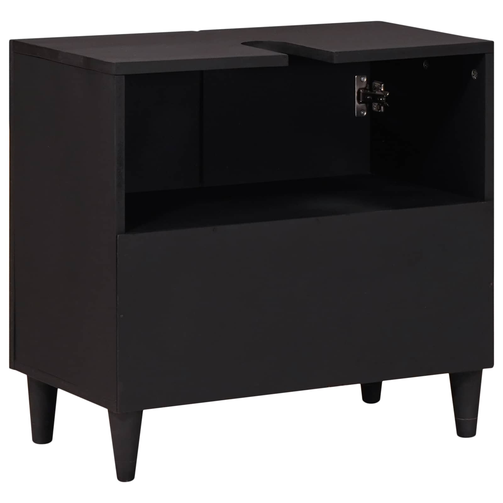 vidaXL Waschbeckenunterschrank mit Speicher Mehrfarbig 62 x 33 x 58 cm
