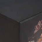vidaXL Hängeschrank Mehrfarbig 38 x 33,5 x 48 cm Massivholz Mango