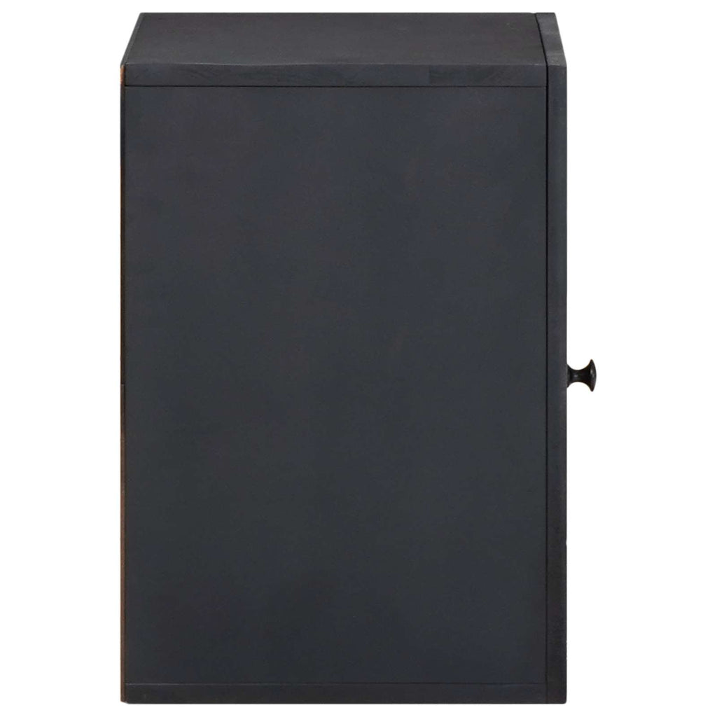 vidaXL Hängeschrank Mehrfarbig 38 x 33,5 x 48 cm Massivholz Mango