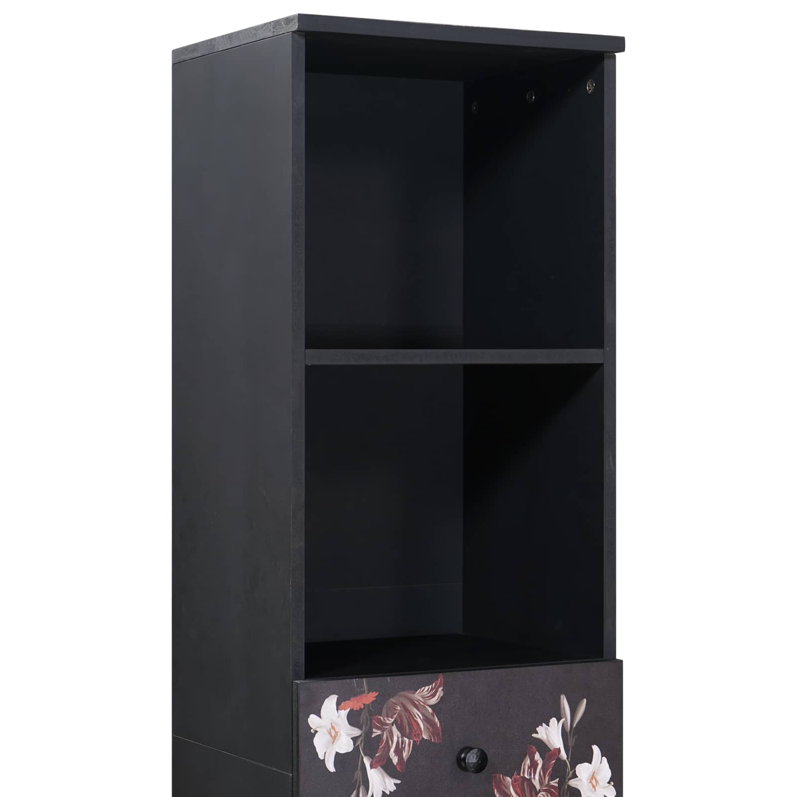 vidaXL Badezimmerschrank mit Schubladen Mehrfarbig 38 x 33,5 x 160 cm