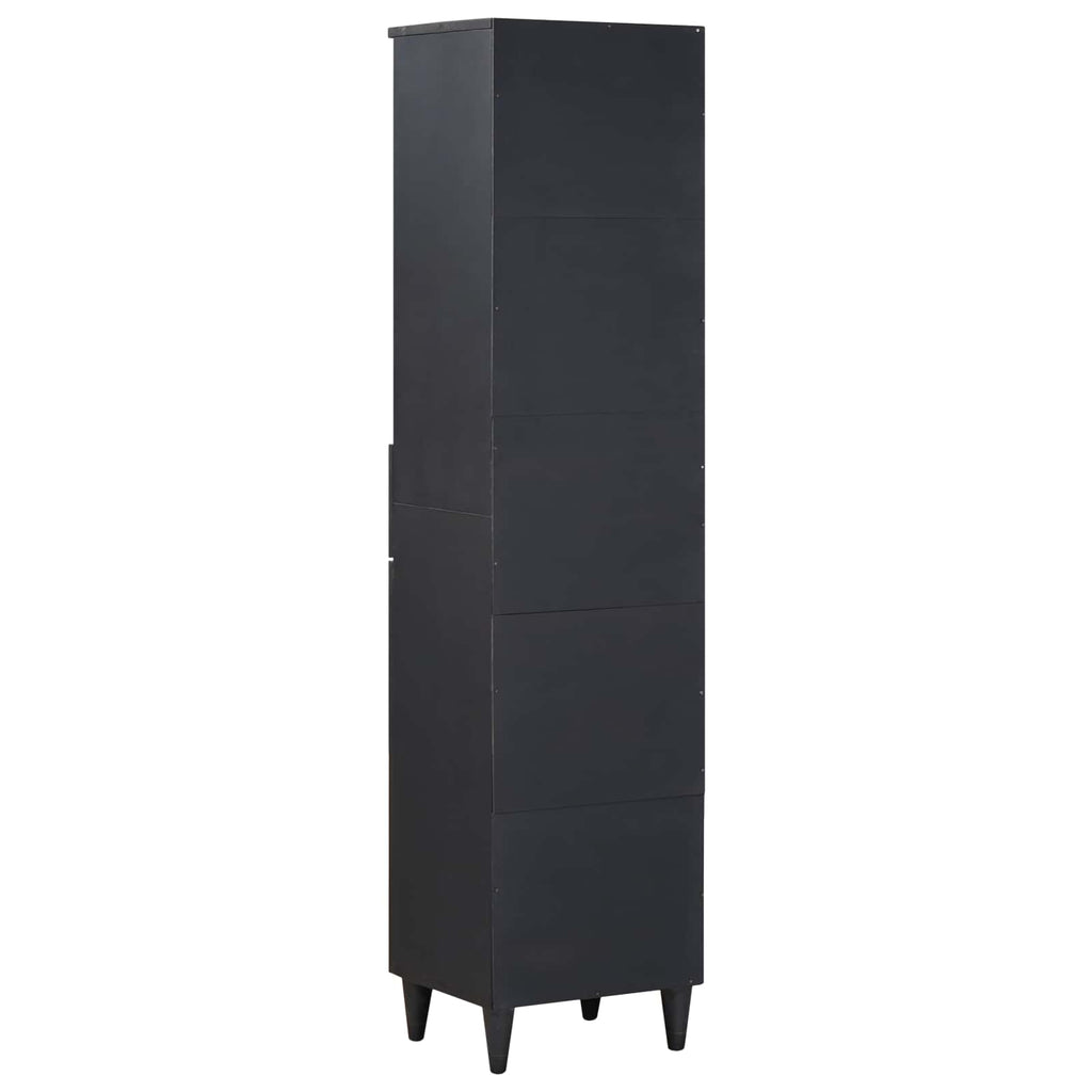 vidaXL Badezimmerschrank mit Schubladen Mehrfarbig 38 x 33,5 x 160 cm