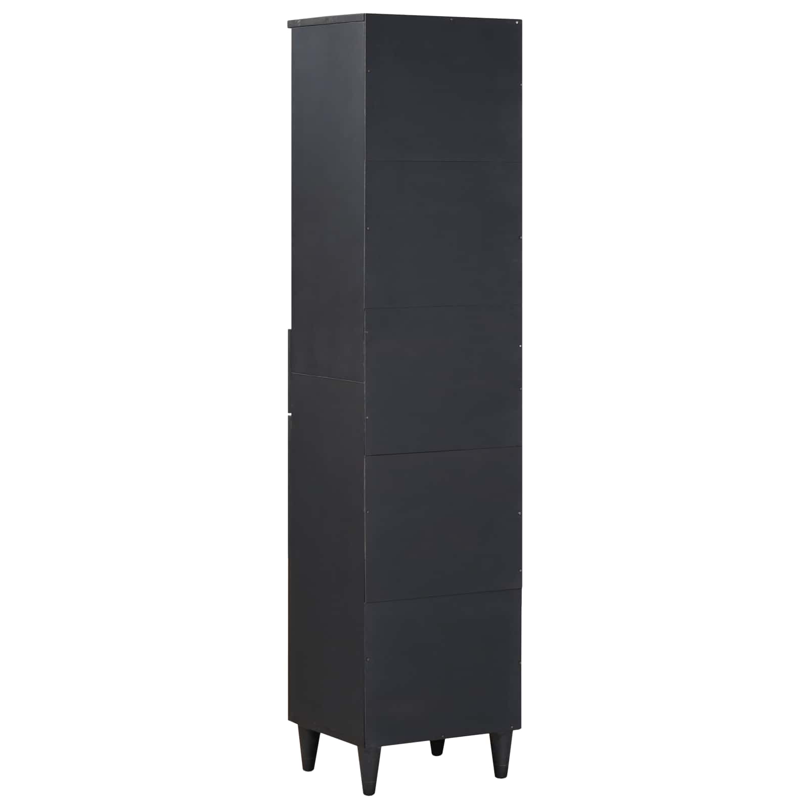 vidaXL Badezimmerschrank mit Schubladen Mehrfarbig 38 x 33,5 x 160 cm