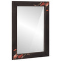 vidaXL Spiegel Wandmontiert mit Spiegel Mehrfarbig 70 x 50 x 3 cm Glas