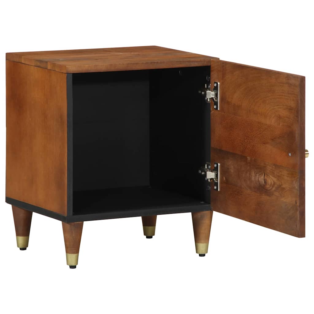 vidaXL Nachttisch mit Tür Honigbraun 40 x 33 x 46 cm Massivholz Mango