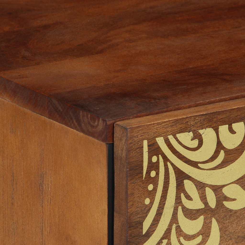 vidaXL Nachttisch Honigbraun 40 x 33 x 46 cm Massivholz Mango