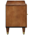 vidaXL TV-Schränk mit Tür Honigbraun 105 x 33 x 46 cm Massivholz Mango