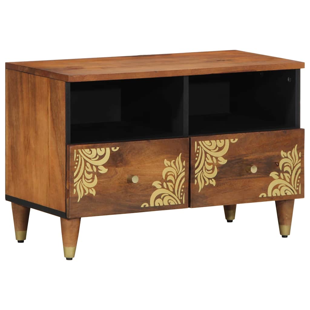 vidaXL TV-Schränk Honigbraun 70 x 33 x 46 cm Massivholz Mango