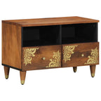 vidaXL TV-Schränk Honigbraun 70 x 33 x 46 cm Massivholz Mango