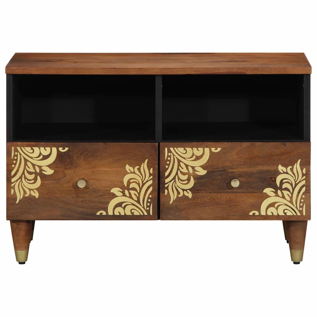 vidaXL TV-Schränk Honigbraun 70 x 33 x 46 cm Massivholz Mango