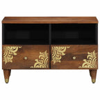 vidaXL TV-Schränk Honigbraun 70 x 33 x 46 cm Massivholz Mango