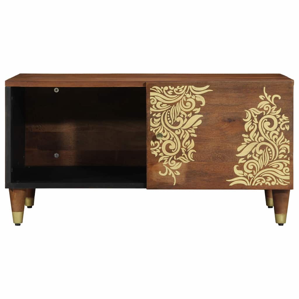 vidaXL Couchtisch Honigbraun 80 x 50 x 40 cm Massivholz Mango