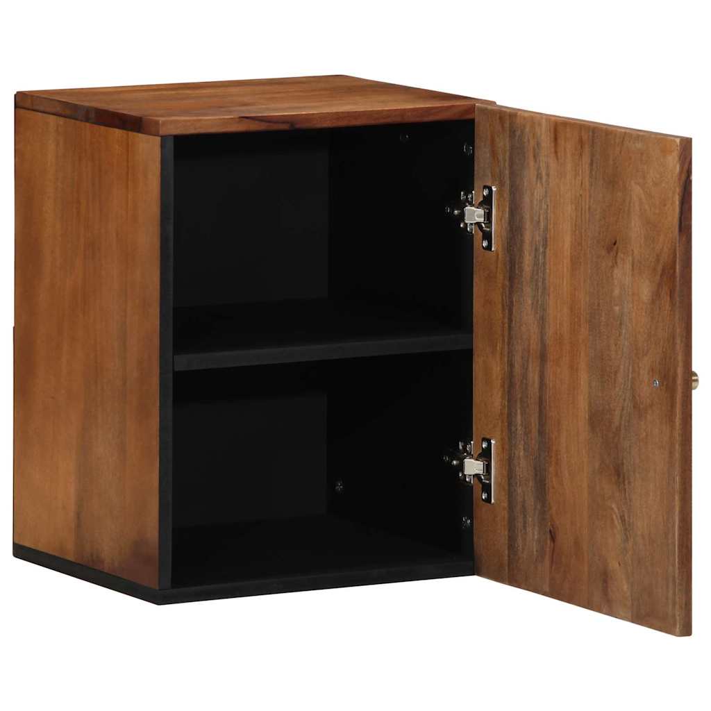 vidaXL Wandschrank mit Tür Honigbraun 38 x 33 x 48 cm Massivholz Mango