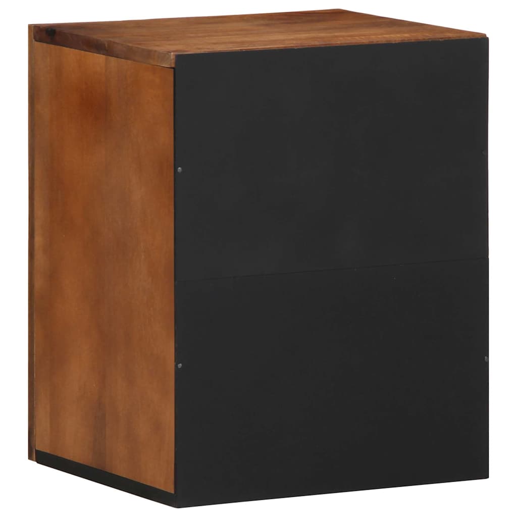 vidaXL Wandschrank mit Tür Honigbraun 38 x 33 x 48 cm Massivholz Mango