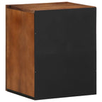 vidaXL Wandschrank mit Tür Honigbraun 38 x 33 x 48 cm Massivholz Mango