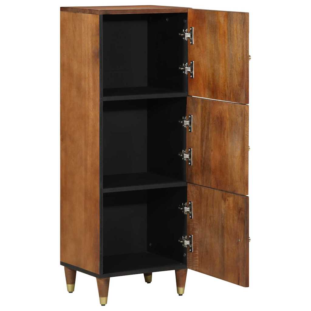 vidaXL Highboard mit Regal Braun 40 x 33 x 110 cm Massivholz Mango