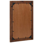 vidaXL Badezimmer Spiegel mit Spiegel Honigbraun 70 x 50 x 2,5 cm