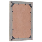 vidaXL Badezimmer Spiegel mit Spiegel Grau 70 x 50 x 2,5 cm