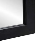 vidaXL Badezimmer Spiegel Schwarz und Silber 70 x 50 x 2,5 cm