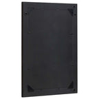 vidaXL Badezimmer Spiegel Schwarz und Silber 70 x 50 x 2,5 cm