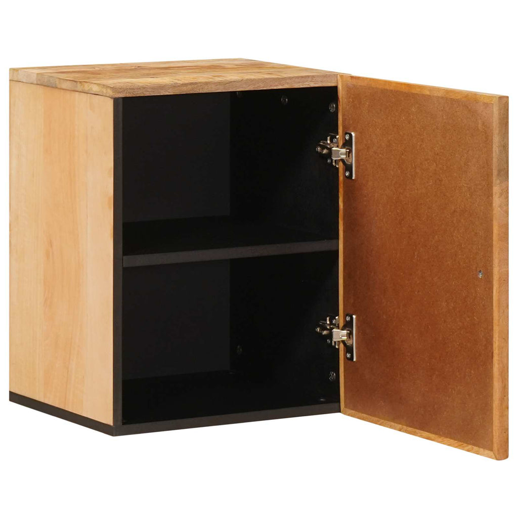 vidaXL Hängeschrank mit Tür Braun 38 x 33,5 x 48 cm Massivholz Mango