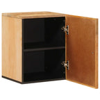 vidaXL Hängeschrank mit Tür Braun 38 x 33,5 x 48 cm Massivholz Mango