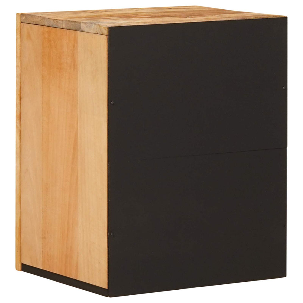 vidaXL Hängeschrank mit Tür Braun 38 x 33,5 x 48 cm Massivholz Mango