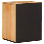 vidaXL Hängeschrank mit Tür Braun 38 x 33,5 x 48 cm Massivholz Mango