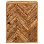 vidaXL Hängeschrank mit Tür Braun 38 x 33,5 x 48 cm Massivholz Mango