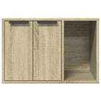vidaXL Katzenklo Sonoma Eiche 60x40x40 cm Holzwerkstoff