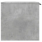 vidaXL Katzenklo Betongrau 60x40x40 cm Holzwerkstoff