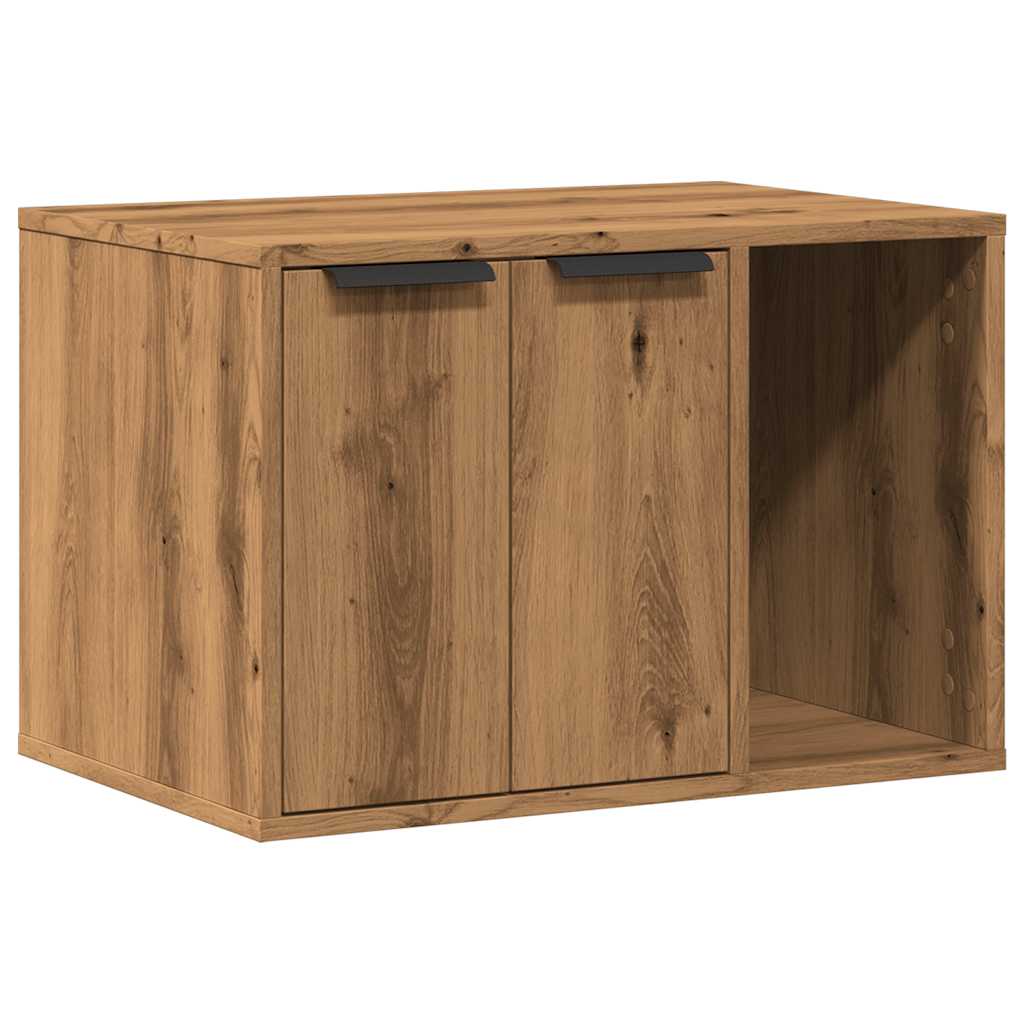 vidaXL Katzenklo Artisan-Eiche 60x40x40 cm Holzwerkstoff