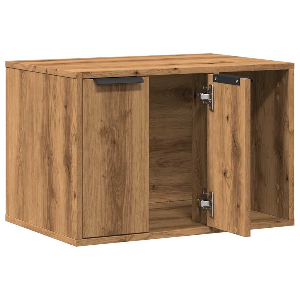 vidaXL Katzenklo Artisan-Eiche 60x40x40 cm Holzwerkstoff