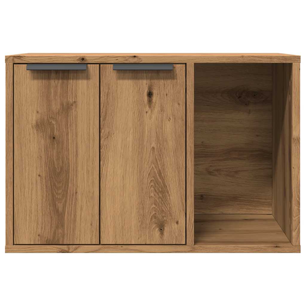 vidaXL Katzenklo Artisan-Eiche 60x40x40 cm Holzwerkstoff