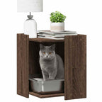 vidaXL Katzenklo Eichen-Optik 42x42x51 cm Holzwerkstoff