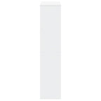 vidaXL Raumteiler-Bücherregal 4 Stufen Weiß 131,5x29x131,5 cm