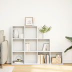 vidaXL Raumteiler-Bücherregal 3 Stufen Weiß 137,5x29x103,5 cm