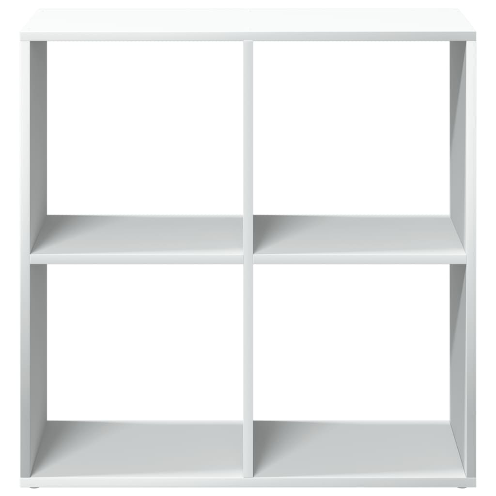 vidaXL Raumteiler Bücherregal Weiß 69,5 x 29 x 69,5 cm Holzwerkstoff