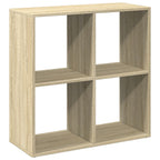 vidaXL Raumteiler-Bücherregal Sonoma-Eiche 69,5x29x69,5 cm