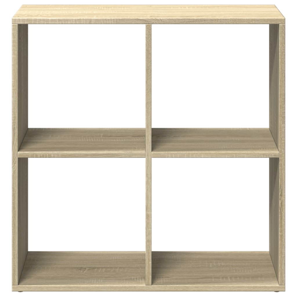 vidaXL Raumteiler-Bücherregal Sonoma-Eiche 69,5x29x69,5 cm