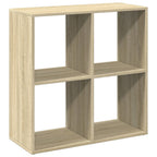 vidaXL Raumteiler-Bücherregal Sonoma-Eiche 69,5x29x69,5 cm