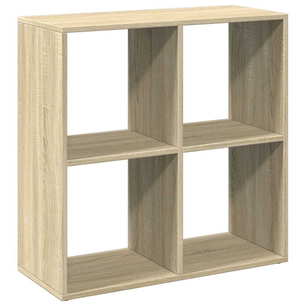 vidaXL Raumteiler-Bücherregal Sonoma-Eiche 69,5x29x69,5 cm